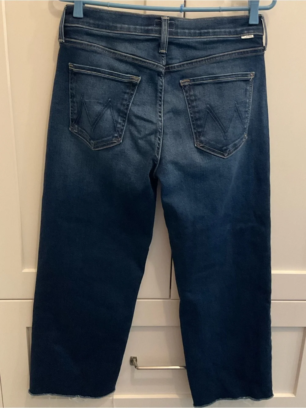 Mother The Mid Rise Rambler Zip Ankle Fray Size 28 Petite - Picture 7 of 12